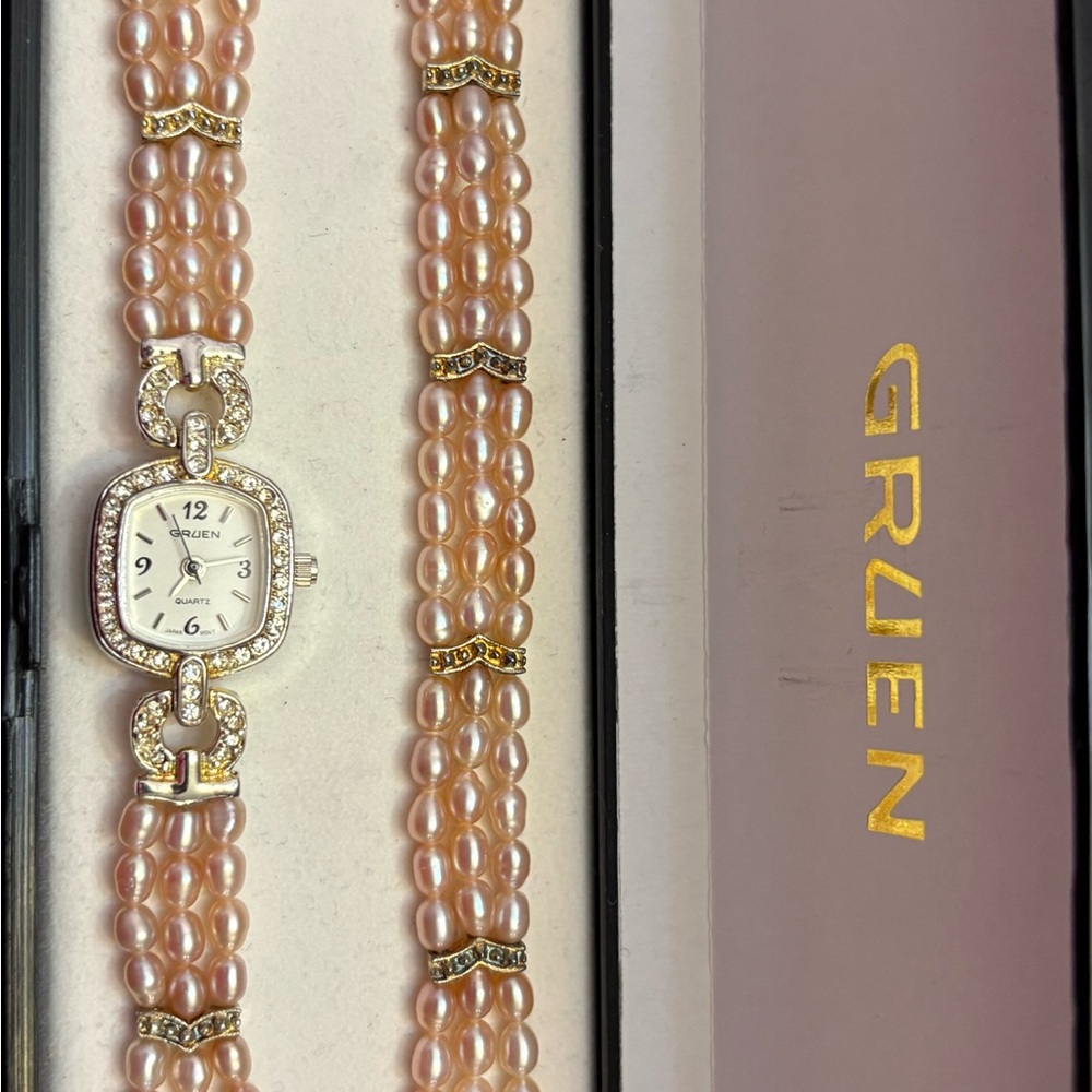 Women's GRUEN Pink Pearl Watch